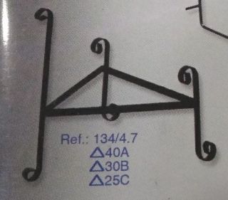 Soporte Mediano de hierro para lebrillos suelo