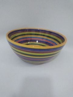 Cuenco rayas 16x7,5cms.